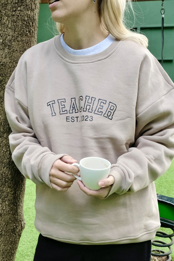 JUST TEACHER KİŞİSELLEŞTİRİLEBİLİR SWEATSHIRT