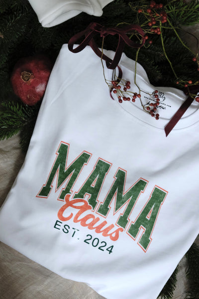 MAMA CLAUS KİŞİSELLEŞTİRİLEBİLİR T-SHIRT