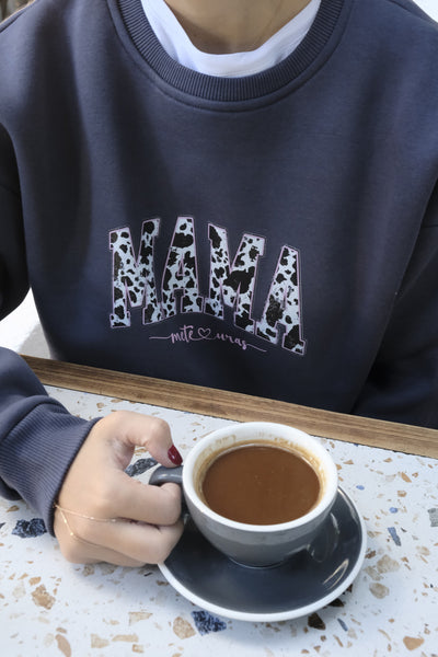 MAMA COW KİŞİSELLEŞTİRİLEBİLİR SWEATSHIRT