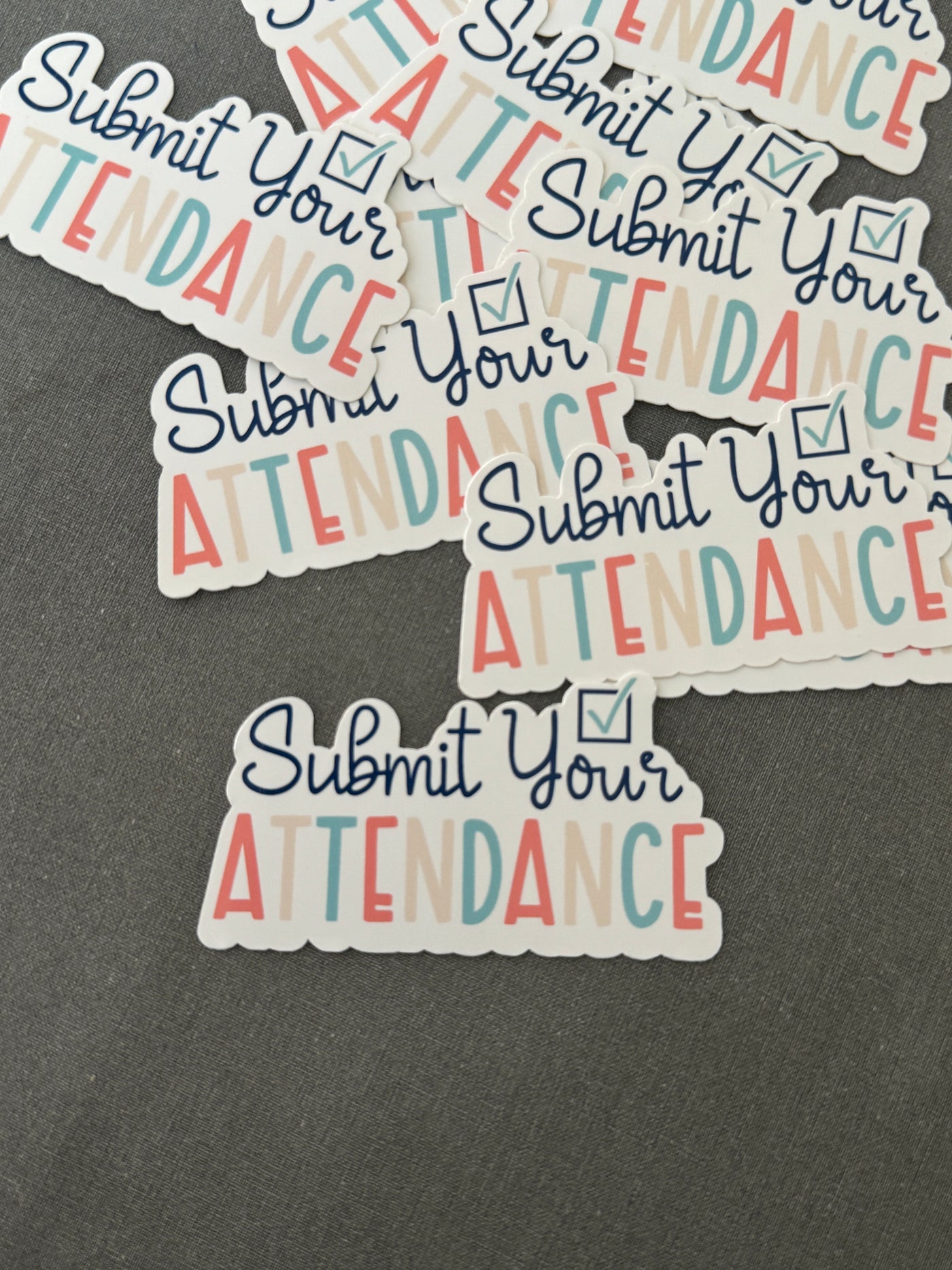 SUBMIT YOUR ATTENDANCE STICKER