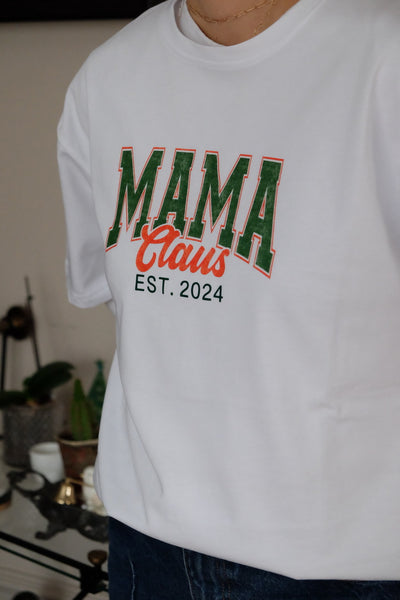 MAMA CLAUS KİŞİSELLEŞTİRİLEBİLİR T-SHIRT