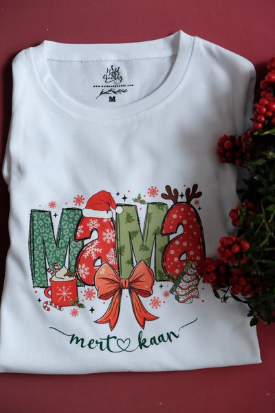 MERRY MAMA KİŞİSELLEŞTİRİLEBİLİR T-SHIRT