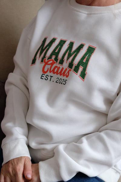 MAMA CLAUS KİŞİSELLEŞTİRİLEBİLİR SWEATSHIRT