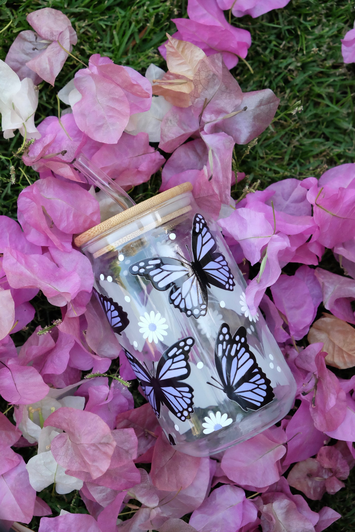 BUTTERFLY HAVEN BOROSILIKAT CAM BARDAK| 550ML