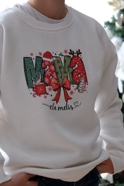 MERRY MAMA KİŞİSELLEŞTİRİLEBİLİR SWEATSHIRT